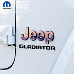 Jeep Emblem Overlay Decals - Purple Mountains - Tiny Wrapz