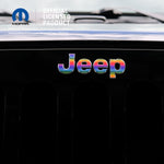 Jeep Emblem Overlay Decals - Rainbow - Tiny Wrapz