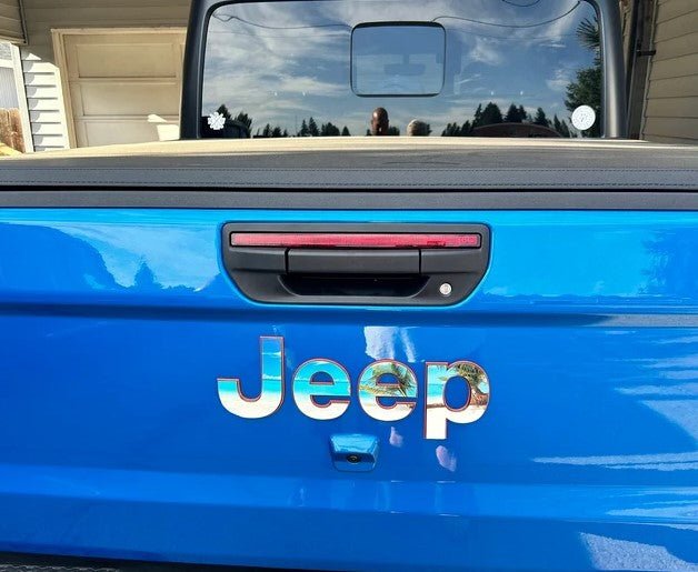 Jeep Emblem Overlay Decals - The Beach - Tiny Wrapz