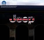 Jeep Emblem Overlay Decals - Thin Red Line American Flag - Tiny Wrapz