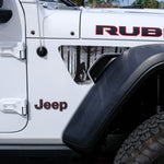 Jeep Fender Vent Decals Pair "Big Foot" Fits 2018 - 2026 Wrangler JL & Gladiator - Tiny Wrapz