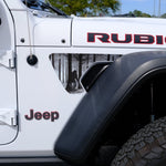 Jeep Fender Vent Decals Pair "Big Foot" Fits 2018-2026 Wrangler JL & Gladiator - Tiny Wrapz