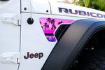 Jeep Fender Vent Vinyl "Pink Sunset" Decals Fits 2018-2026 Wrangler JL & Gladiator - Tiny Wrapz