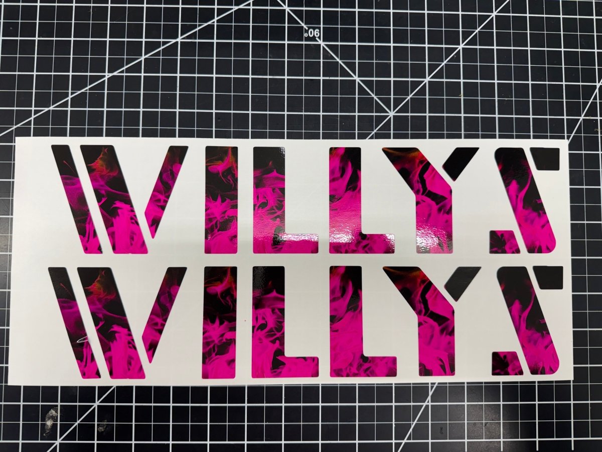 Jeep Hood Decals - Tiny Wrapz