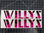 Jeep Hood Decals - Tiny Wrapz