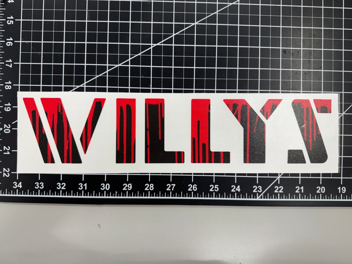 Jeep Hood Decals - Tiny Wrapz