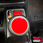 Jeep Shift Knob Premium Vinyl "Solid Colors" Sticker Fits 2018-2026 Wrangler JL & Gladiator - Tiny Wrapz