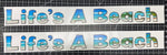 Life's A Beach Hood Decals (Pair) - Tiny Wrapz