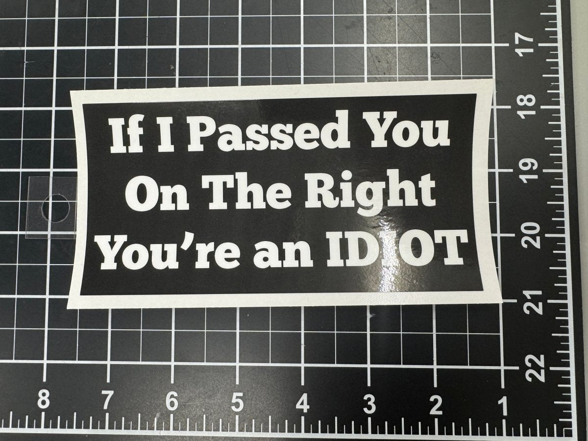 Passing on the Right - Tiny Wrapz