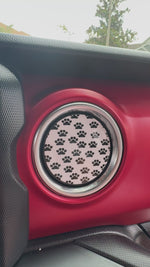 Jeep AC Vent Dog Paws 4 x Decals Fits 2011-2026 Wrangler JK Wrangler JL Gladiator