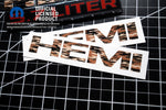 RAM 1500 HEMI Fender Emblem Overlay Decals (Pair) CAMO Fits 2013 - 2024 - Tiny Wrapz