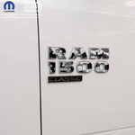 RAM Classic 1500 - 3500 Door Emblem Decals Grayscale American Flag Fits 2009 - 2024 - Tiny Wrapz