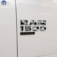 RAM Classic 1500 - 3500 Door Emblem Decals Grayscale American Flag Fits 2009 - 2024 - Tiny Wrapz