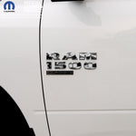 RAM Classic 1500 - 3500 Door Emblem Decals Grayscale American Flag Fits 2009 - 2024 - Tiny Wrapz