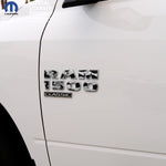 RAM Classic 1500 - 3500 Door Emblem Decals Grayscale American Flag Fits 2009 - 2024 - Tiny Wrapz