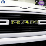 RAM Grill Emblem Overlay Decals DRIPPING GREEN Fits 2009 - 2026 1500 - 5500 - Tiny Wrapz