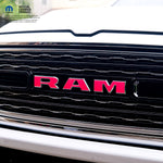 RAM Grill Emblem Overlay Decals FLUORESCENT HOT PINK Fits 2009 - 2026 1500 - 5500 - Tiny Wrapz