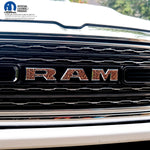 RAM Grill Emblem Overlay Decals LEOPARD PRINT Fits 2009 - 2026 1500 - 5500 - Tiny Wrapz