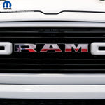 RAM Grill Emblem Overlay Decals TEXAS FLAG Fits 2009 - 2026 1500 - 5500 - Tiny Wrapz