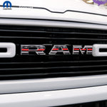 RAM Grill Emblem Overlay Decals THIN RED LINE FLAG Fits 2009 - 2026 1500 - 5500 - Tiny Wrapz