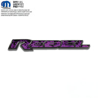 RAM Rebel Emblem Overlay Decals Purple Flames Fits 2019 - 2026 - Tiny Wrapz