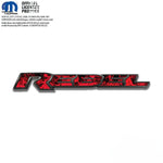 RAM Rebel Emblem Overlay Decals Red Flames Fits 2015 - 2026 - Tiny Wrapz