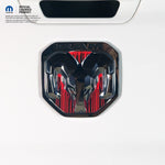 RAM Tailgate/Grill RAM Head Emblem Overlay Decals DRIPPING RED Fits 2011 - 2024 Trucks - Tiny Wrapz